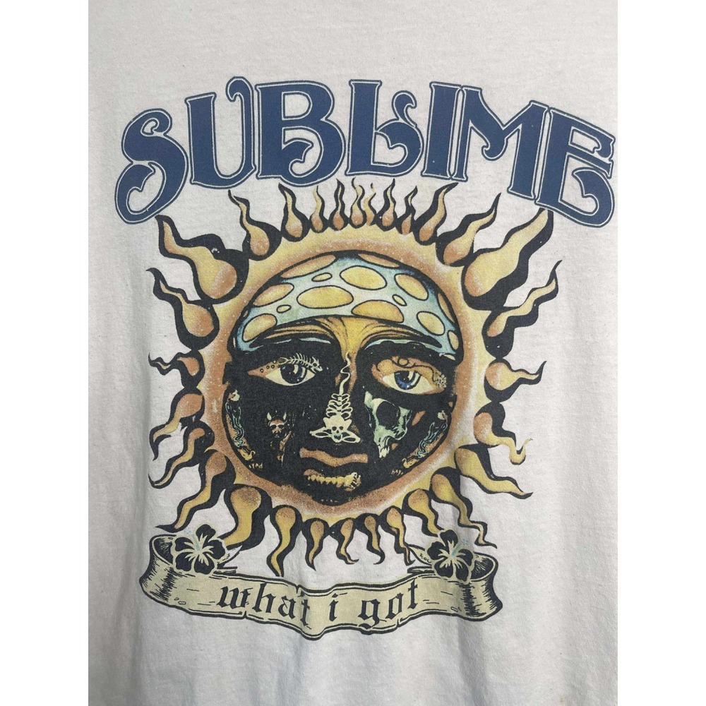 SUBLIME "What I Got" Sun Face Graphic T Shirt Mens Large - Picture 3 of 12